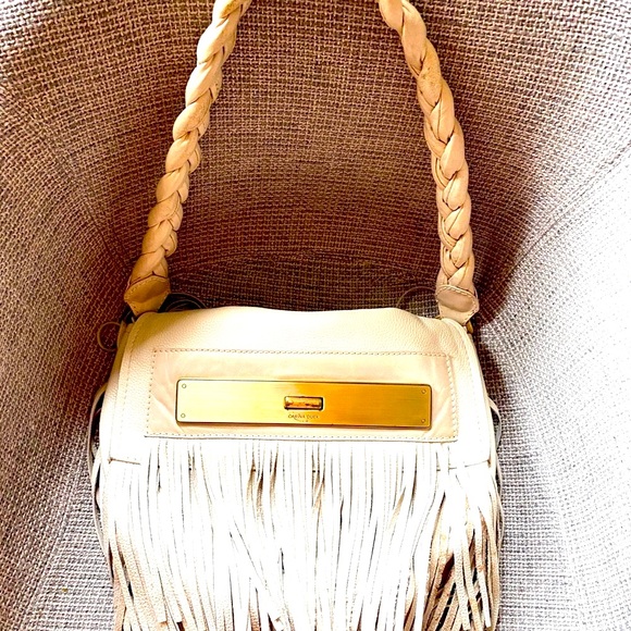 Carina Duek New Leather Fringe purse from Brazil - Picture 5 of 15